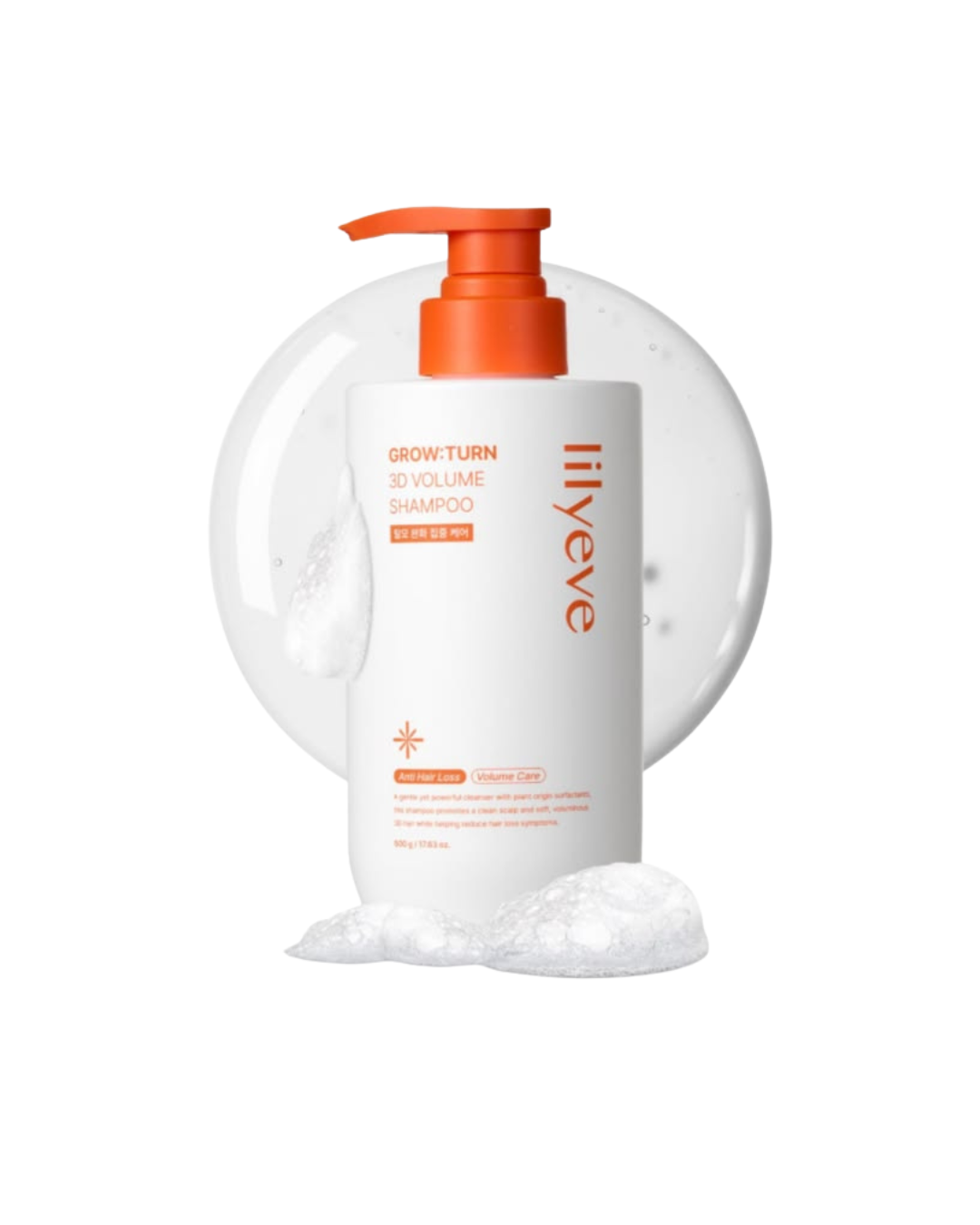 Lilyeve Grow Turn 3D Volume Shampoo (500 ml) 🌸✨