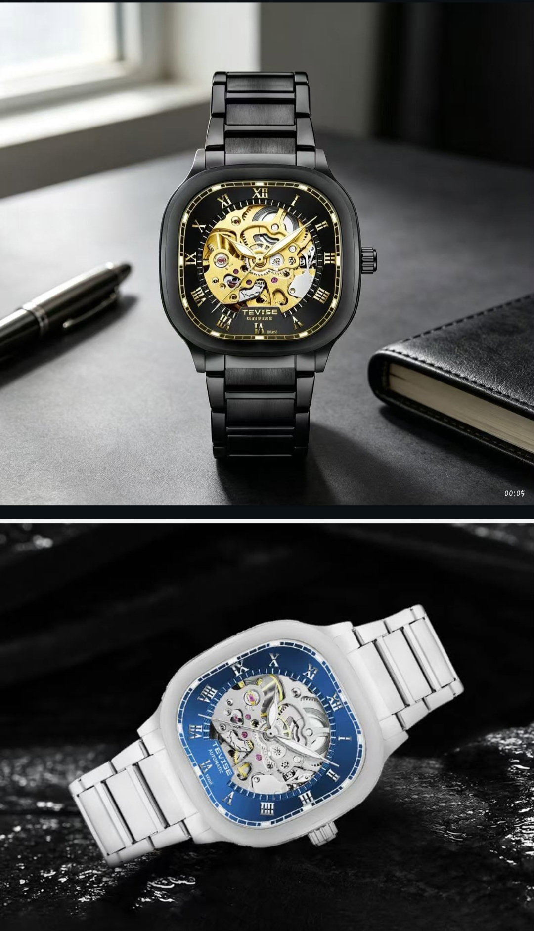 Tevise Automatic Gents Watch - #9831D_0