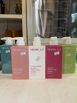 MEDIX 5.5 Glycolic + Lactic Acid Body Wash & Body Cream
