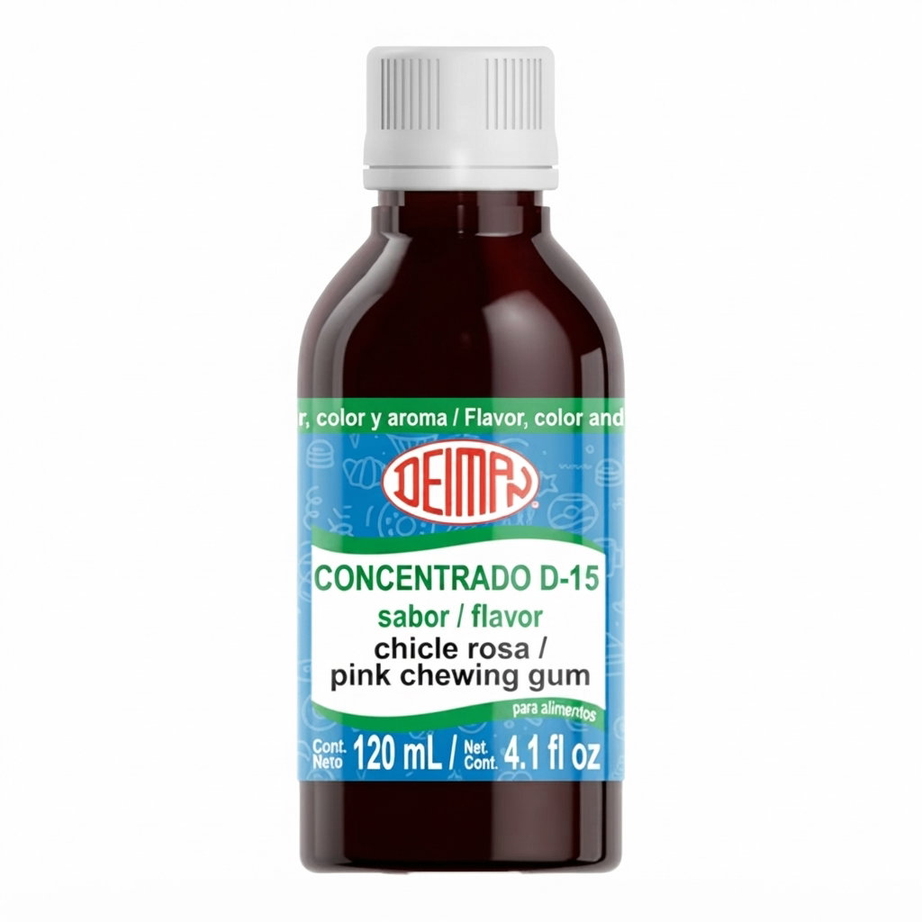 Concentrado Chicle Rosa 120 ml DEIMAN