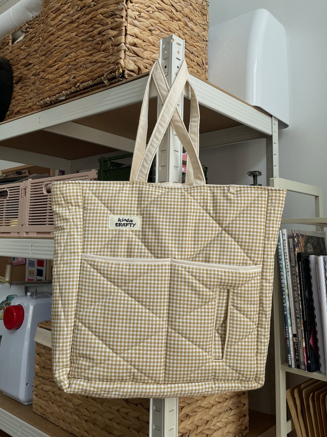 Lucy Totebag - Gingham