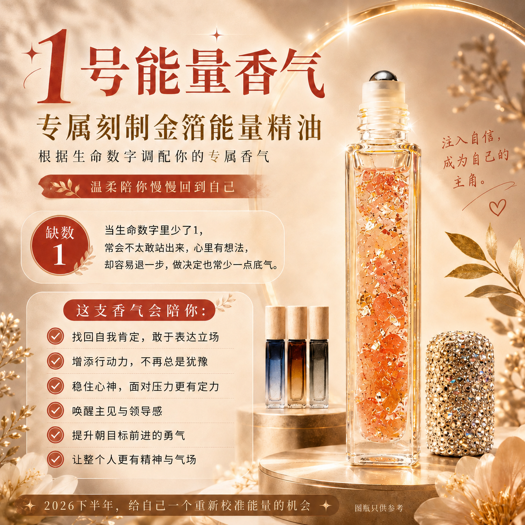 1号能量精油｜行动 · 自信 · 开始