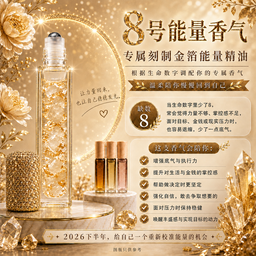8号能量精油｜丰盛 · 力量 · 成就