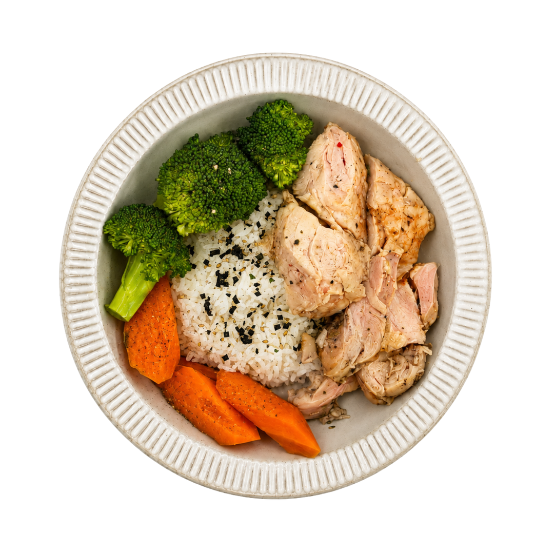Skinless Chicken Thigh Rice Bowl