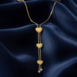 Triple hearts necklace