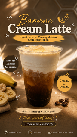Banana Cream Latte