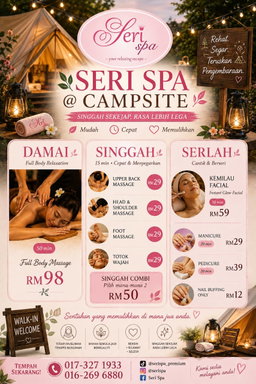 Seri Spa @ Campsite - Early Bird DAMAI