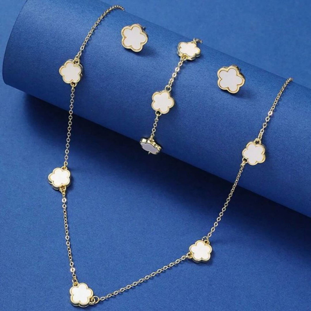 Five leaf Necklace set
