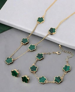 Five leaf Necklace set