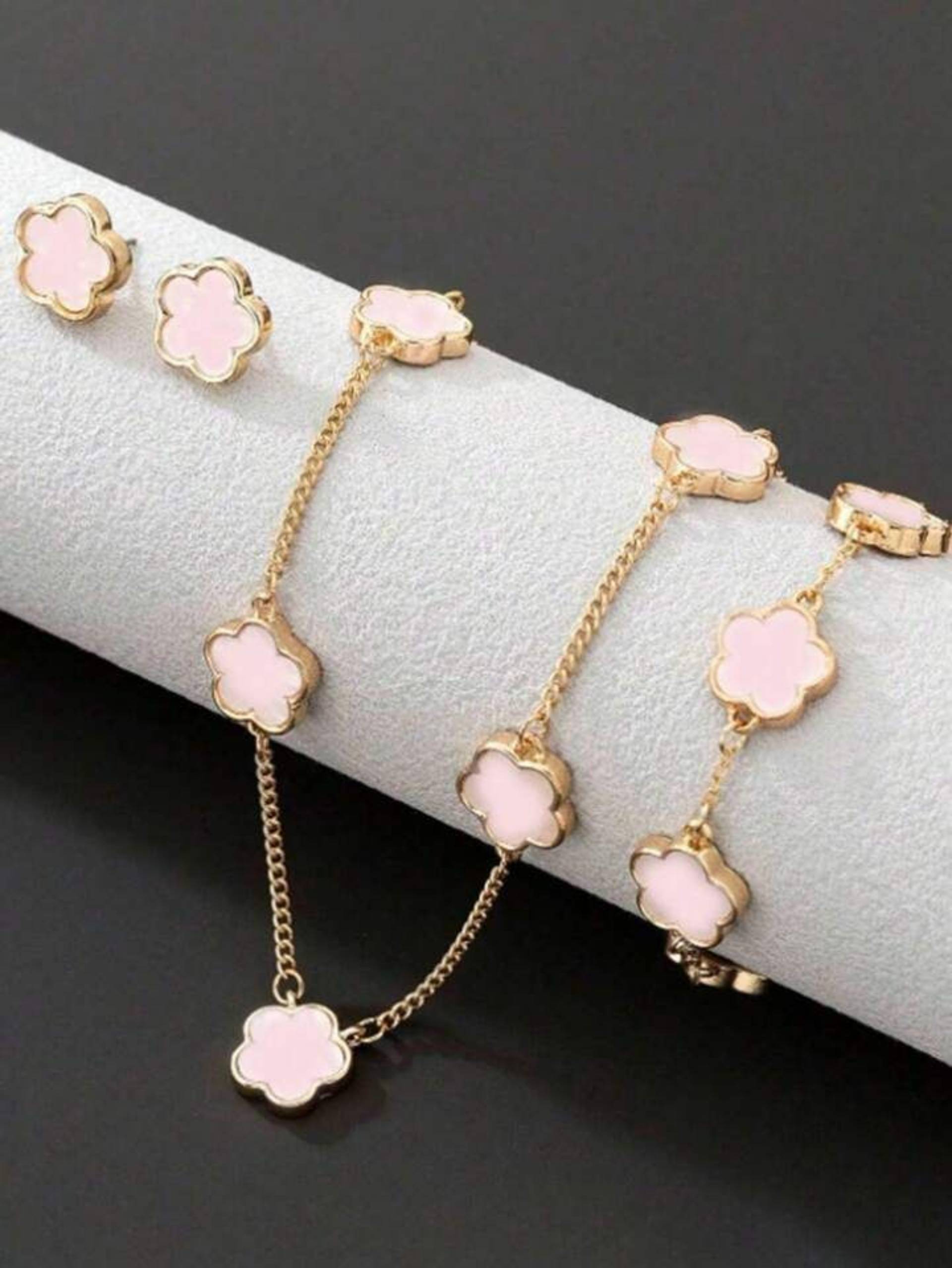 Five leaf Necklace set_0