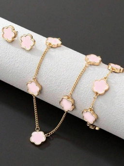 Five leaf Necklace set