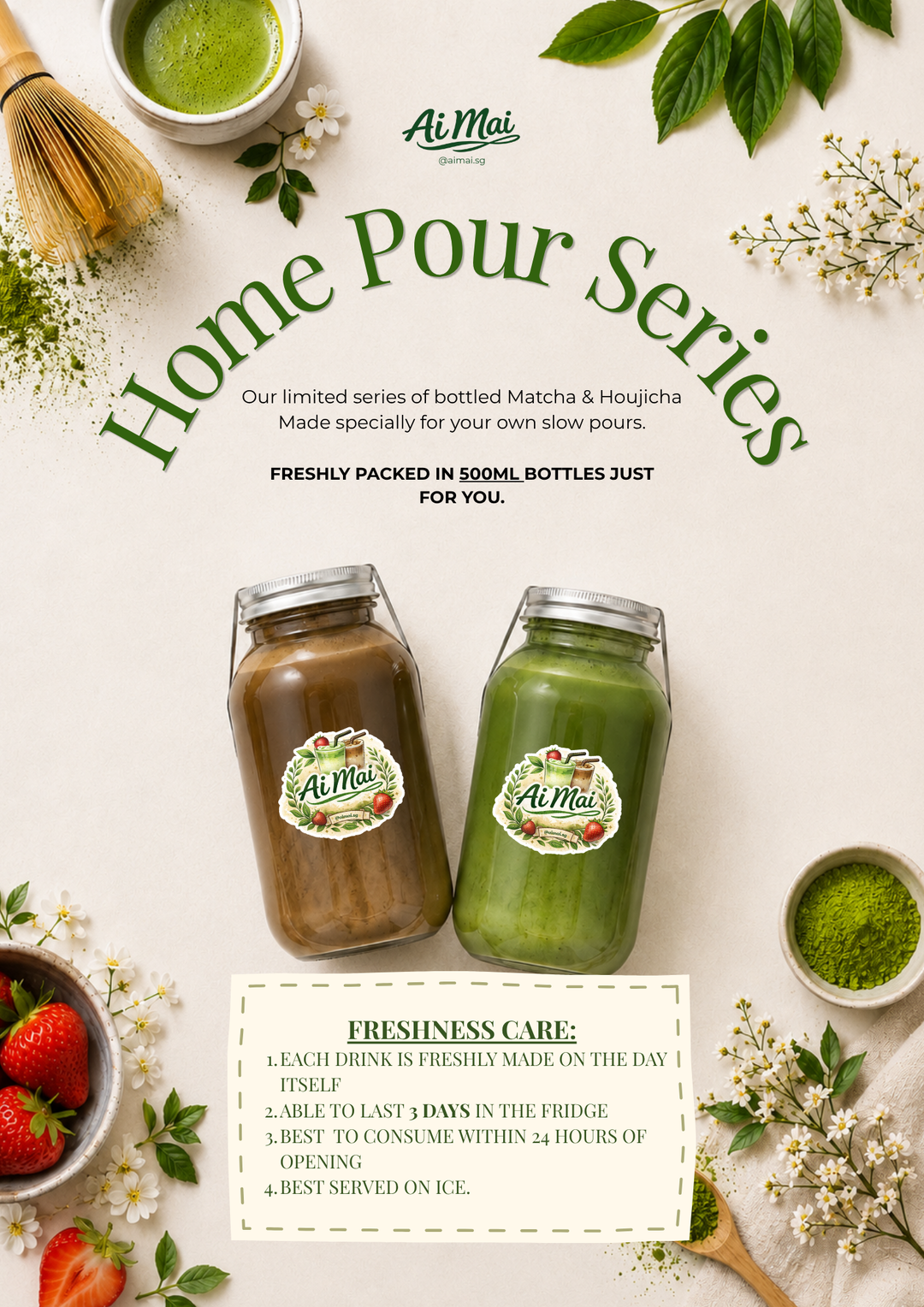 Bottled Houjicha (500ml)