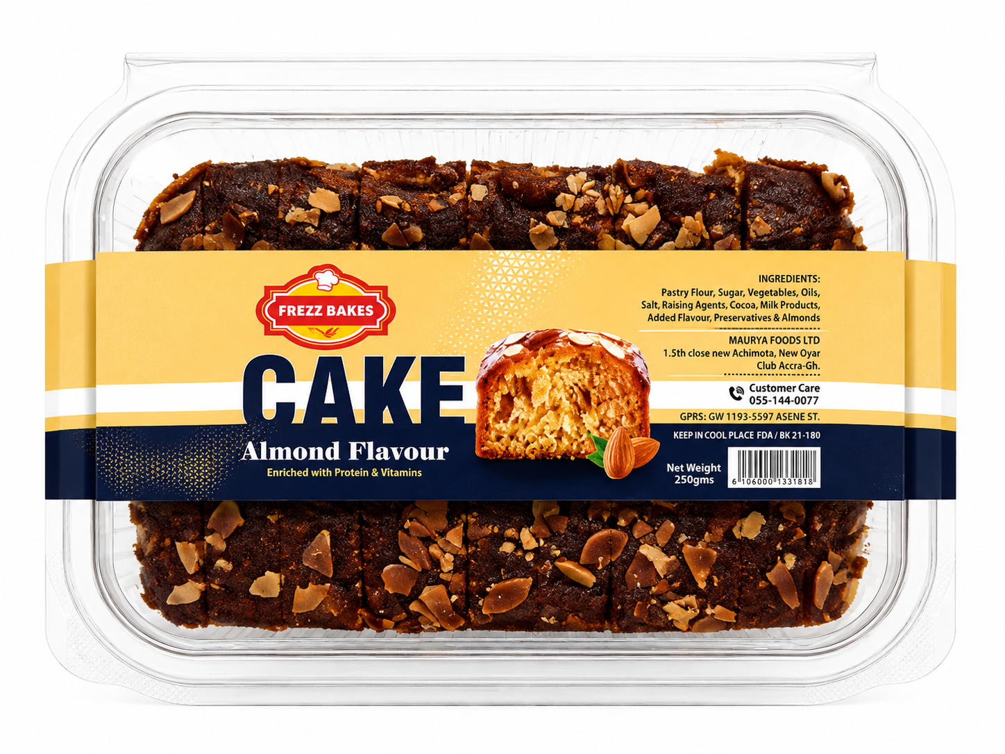 Almond bar cake 250 g_0
