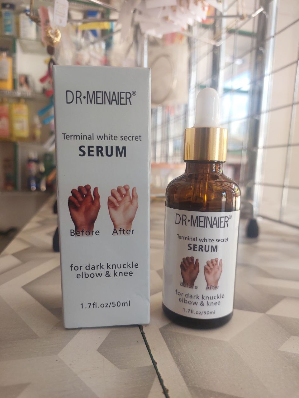 Dr. Meinaier Terminal White Secret Serum for dark knuckles,elbows and knees 50ml 
