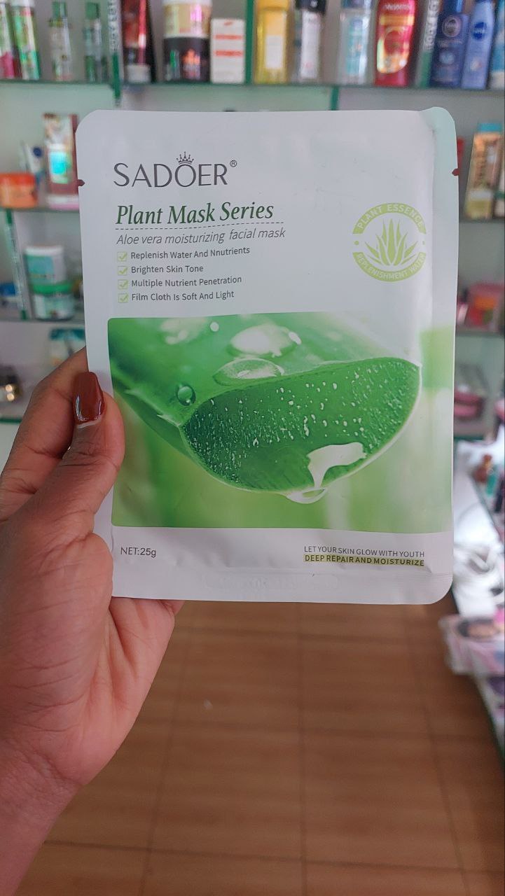 Sadoer Plant Mask Series Aloevera Facial Mask 25g