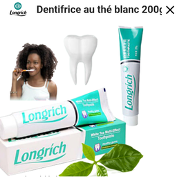 Pâte dentifrice longrich au thé blanc 200 g