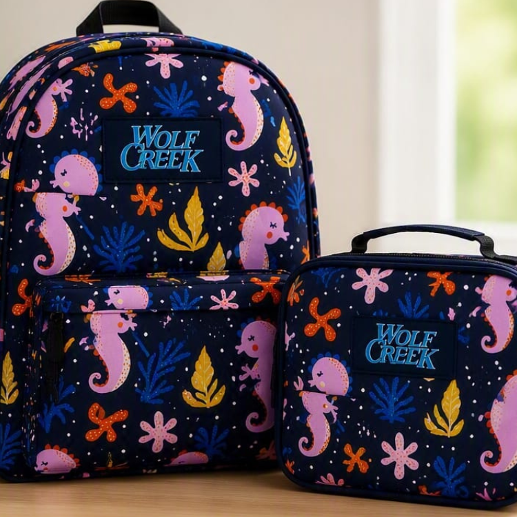Wolf Creek Backpack with lunch bag