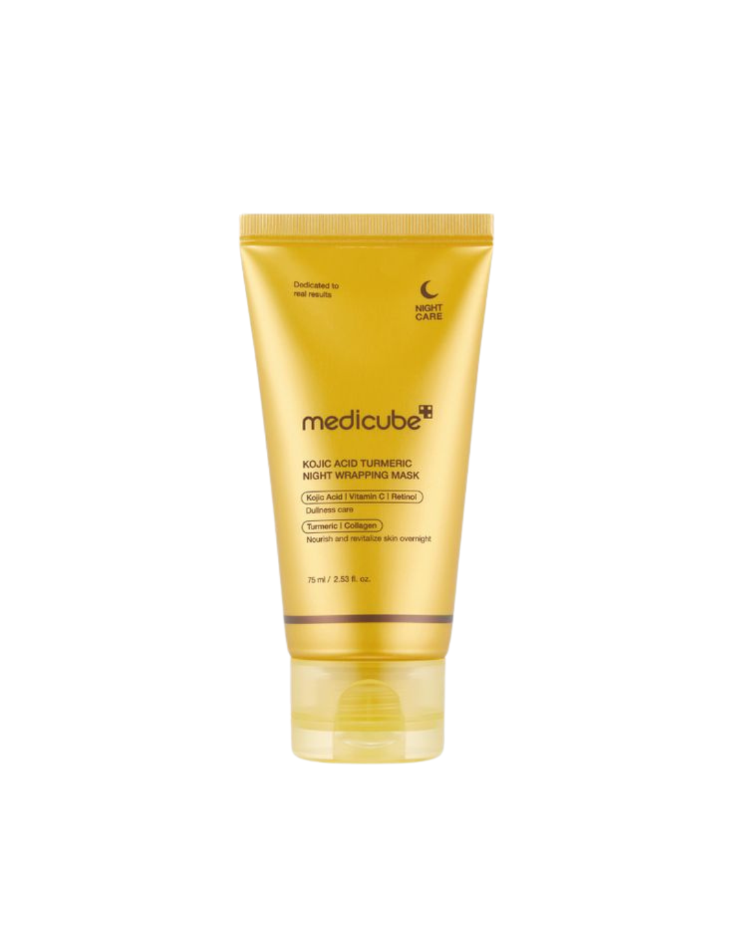 Medicube Kojic Acid Turmeric Night Wrapping Mask (75 ml) 💛✨Aclarante , antioxidante 