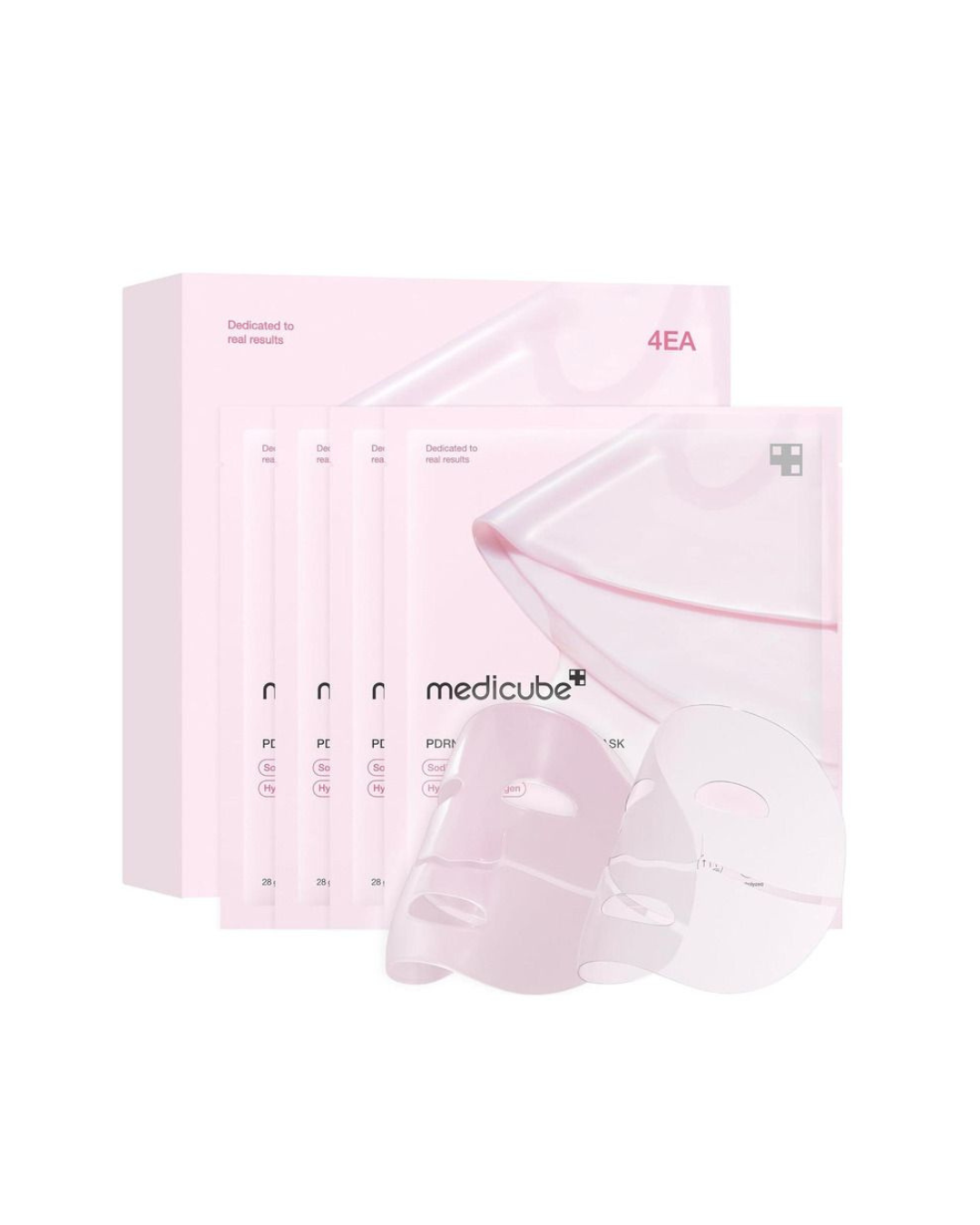 Medicube PDRN Pink Collagen Gel Mask (Caja de 4 unidades) 🩷✨