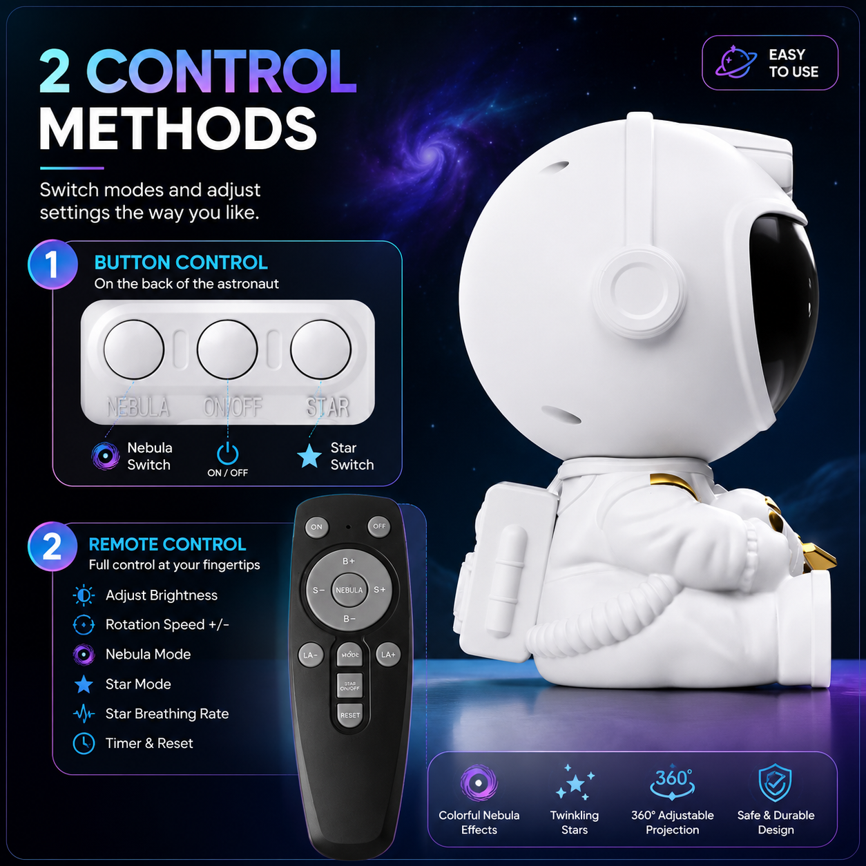 Astronaut Star Projector