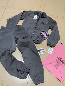 Windbreaker Tracksuit — Grey