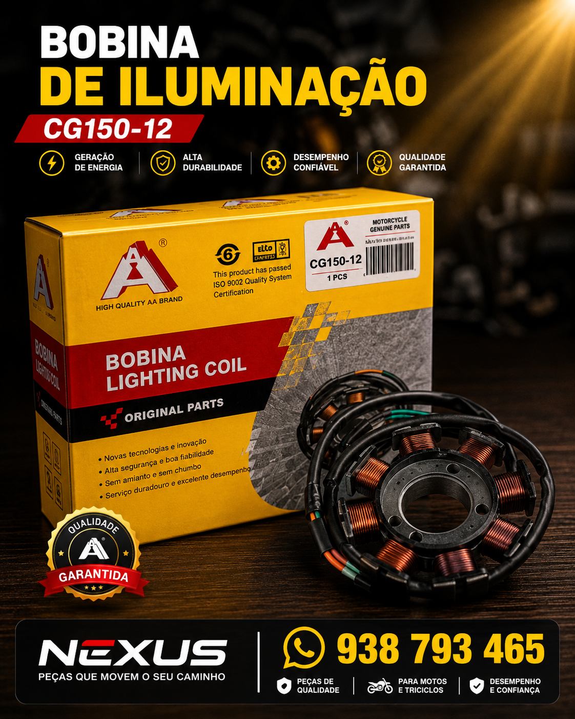 Bobina de Iluminação CG150-12