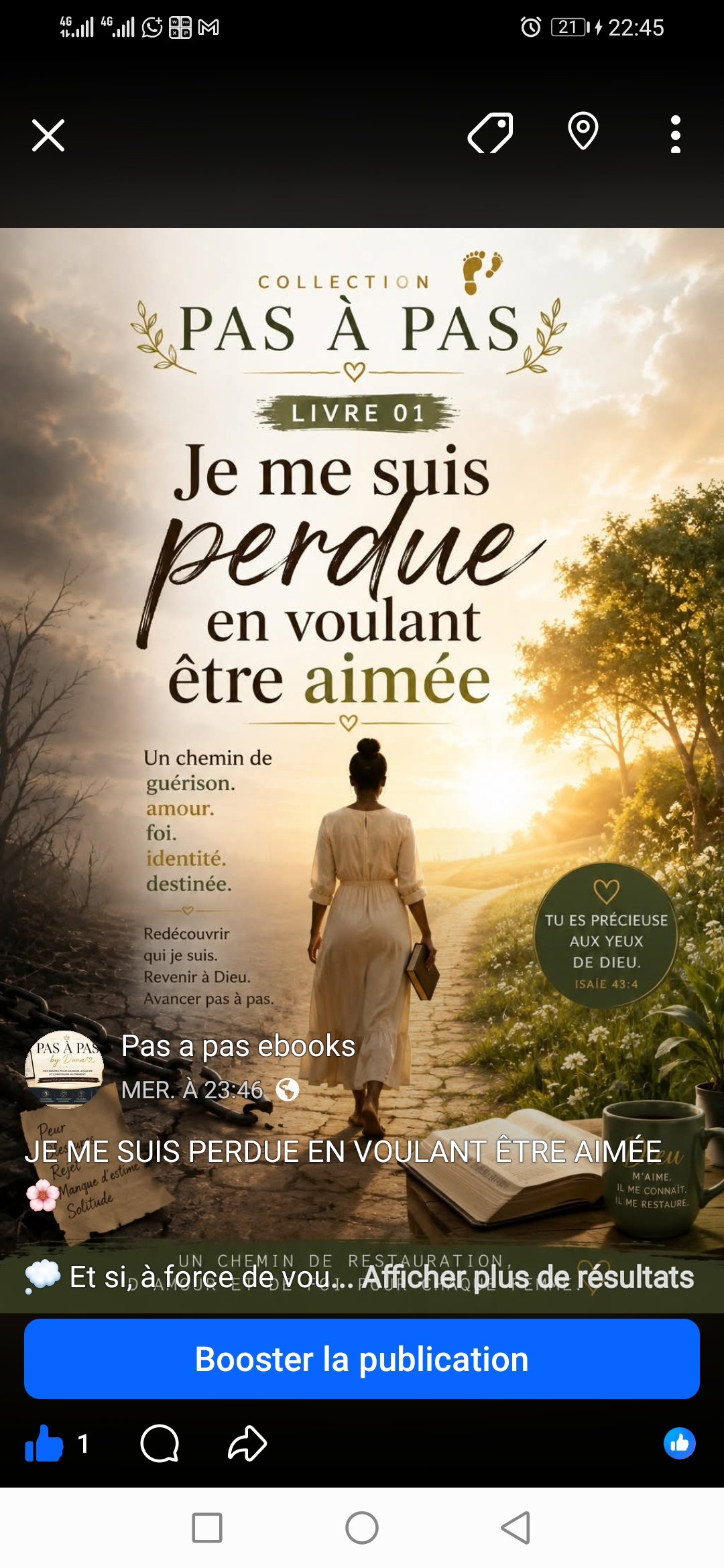 Je me suis Perdue en voulant être aimée