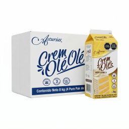 8 kg Caja cerrada Cream Ole Vainilla