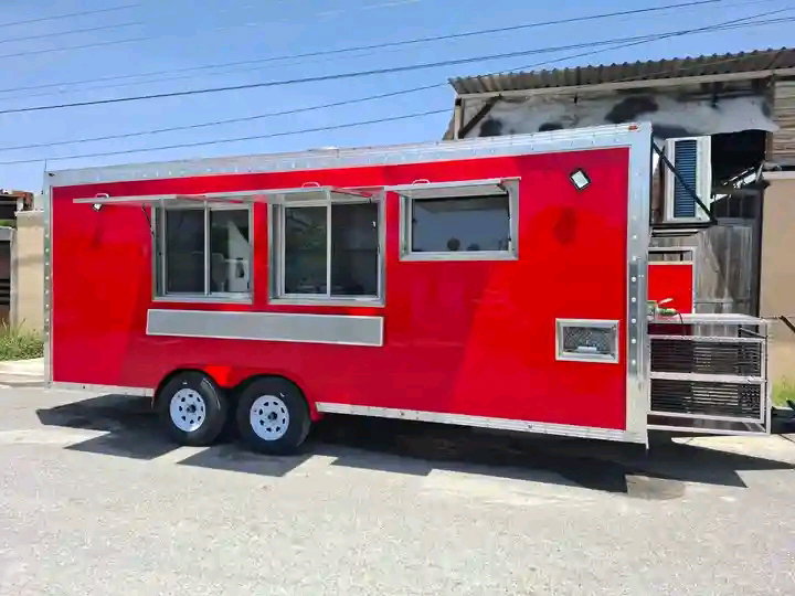 Mobile kitchen trailer 