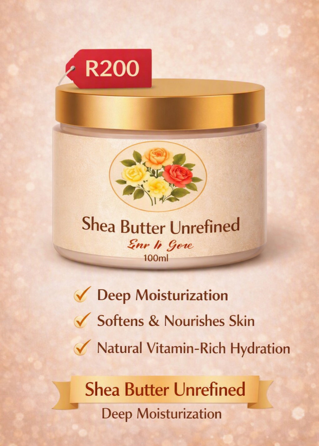 Shea butter unrefined
