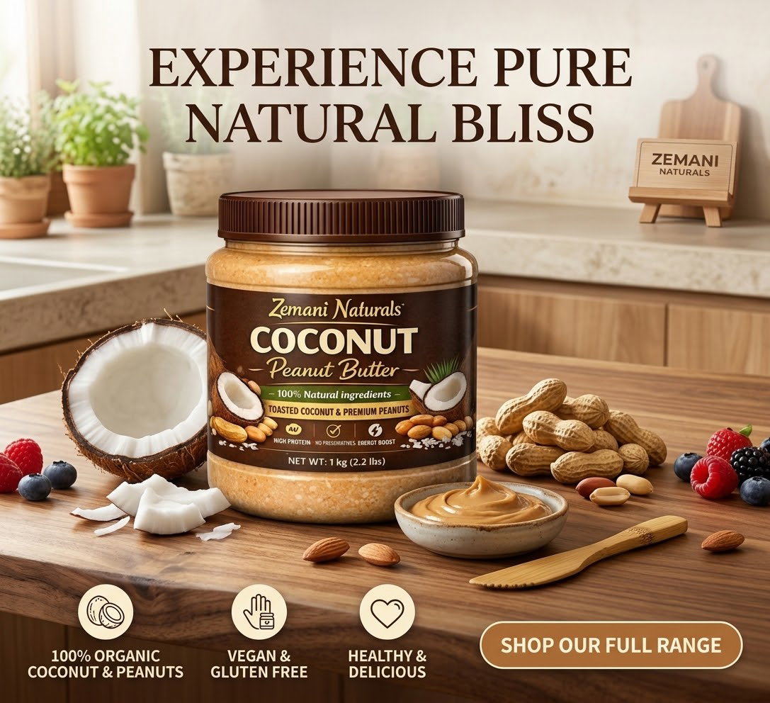 Coconut Peanut Butter (2 kg / 4.4 lbs) – Toasted Coconut, High Protein & Clean Fuel_3