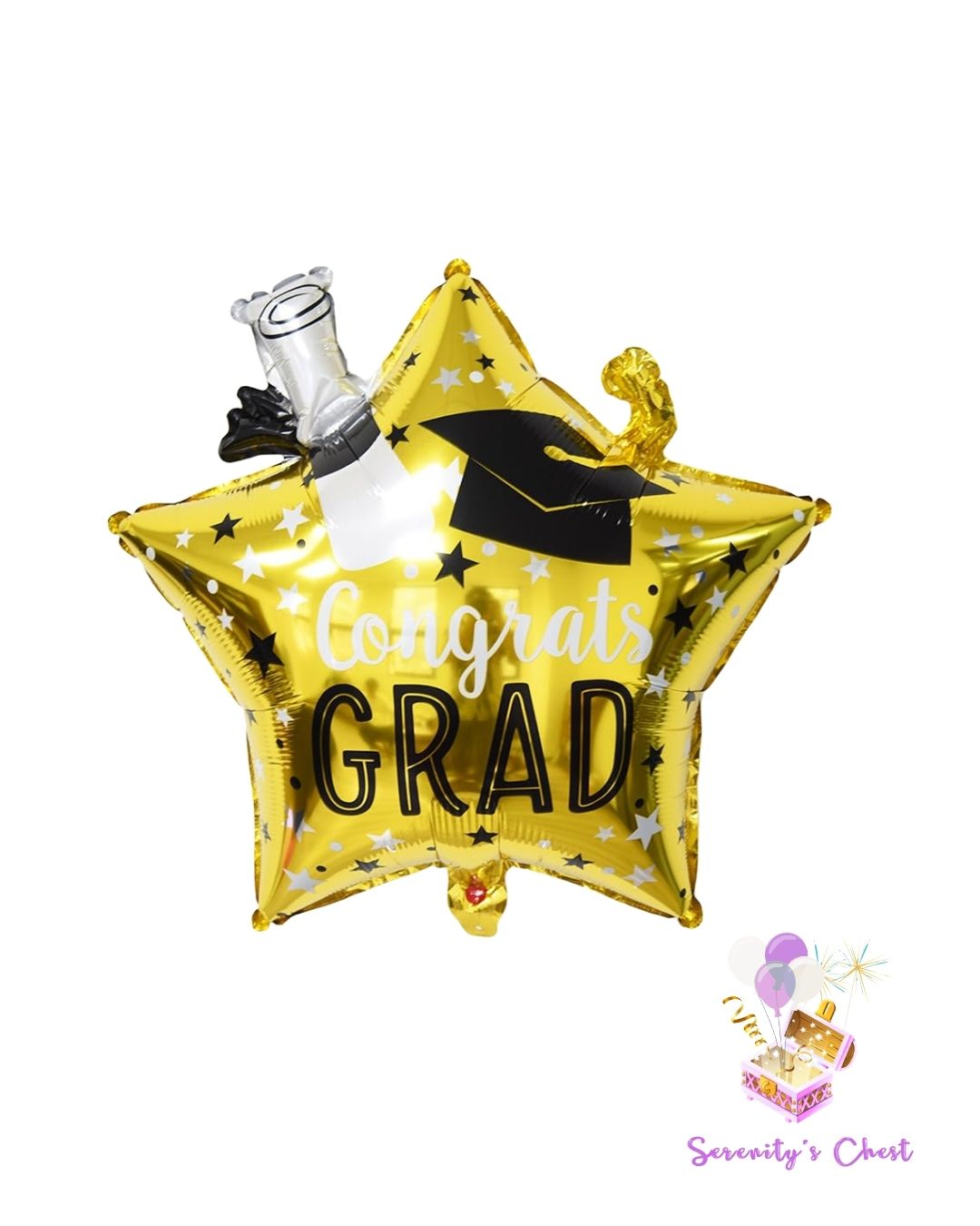 18" Graduation Star Foil Balloon_0