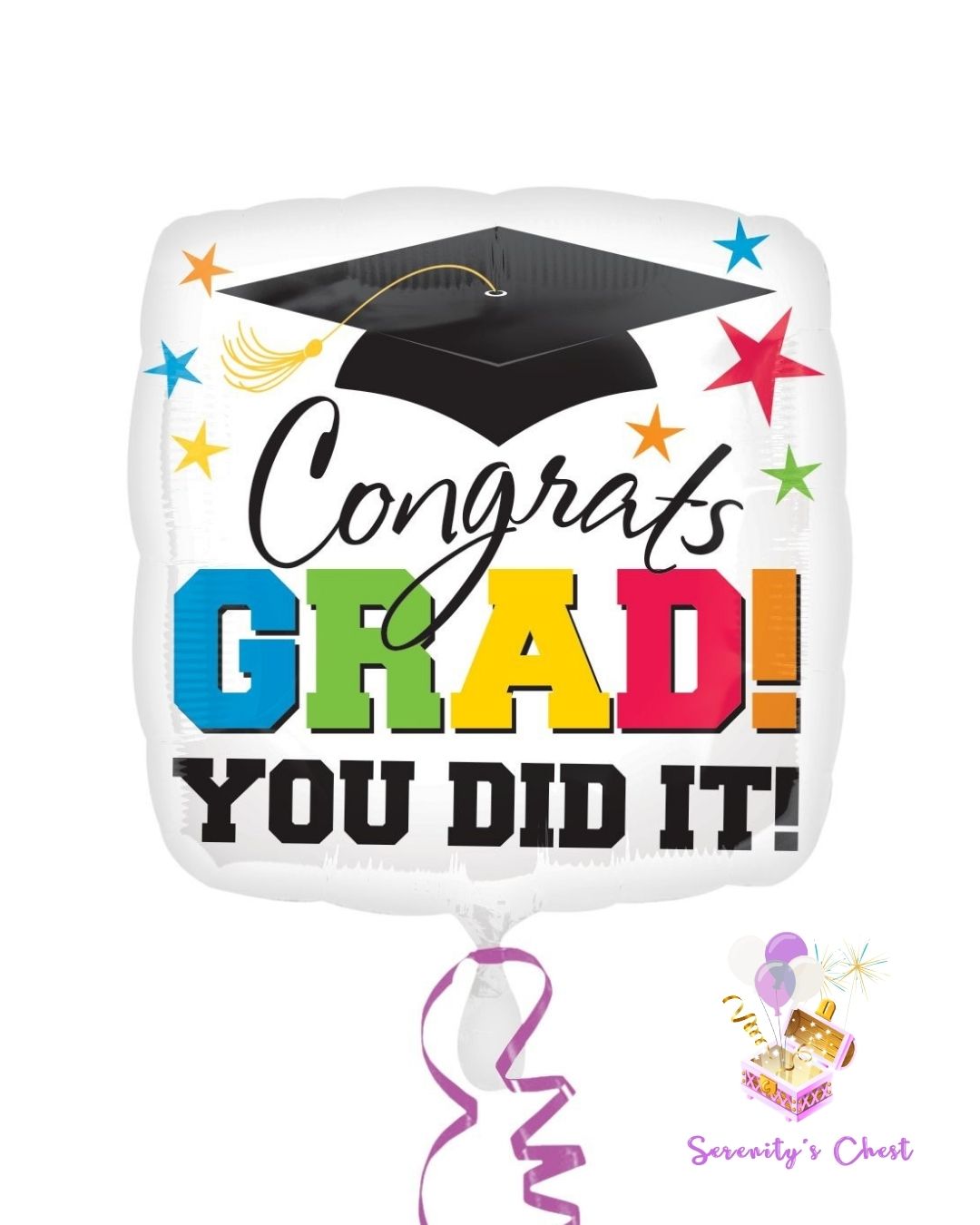 18" Congrats You Did It Foil Balloon