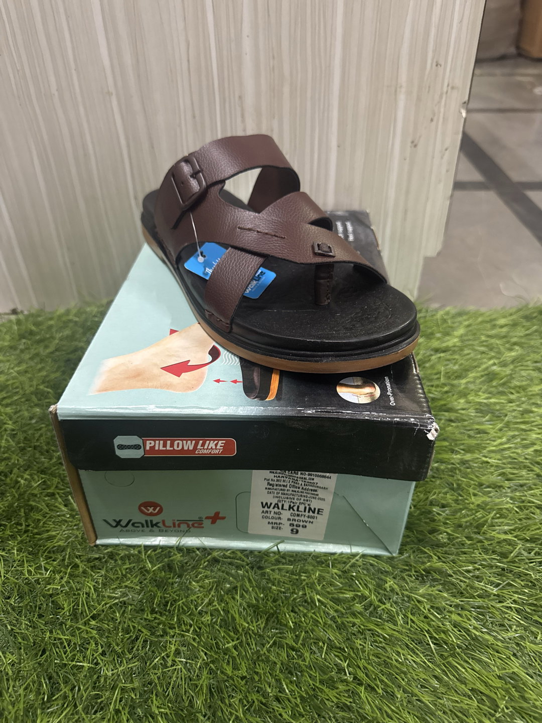 Walkline Comfy-6001 Brown 7”10