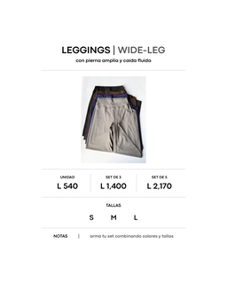 Leggings Wide-Leg | M