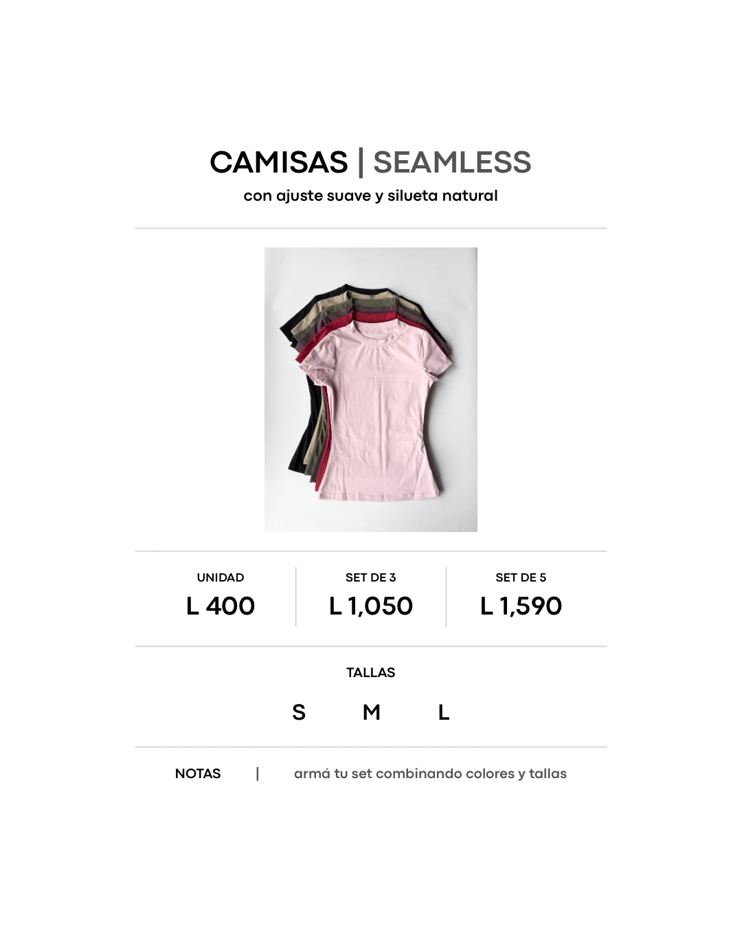 Camisas Seamless | S_6