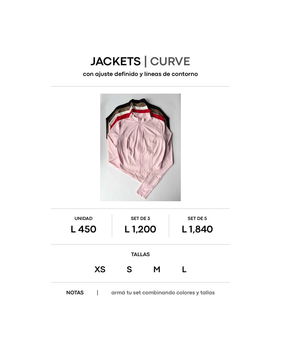 Jackets Curve | XS_5