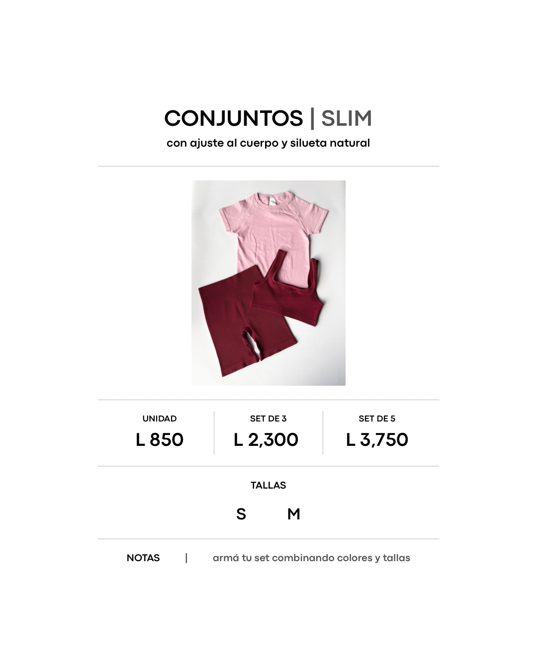 Conjuntos Slim | S_8
