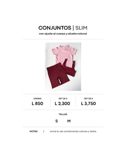 Conjuntos Slim | M