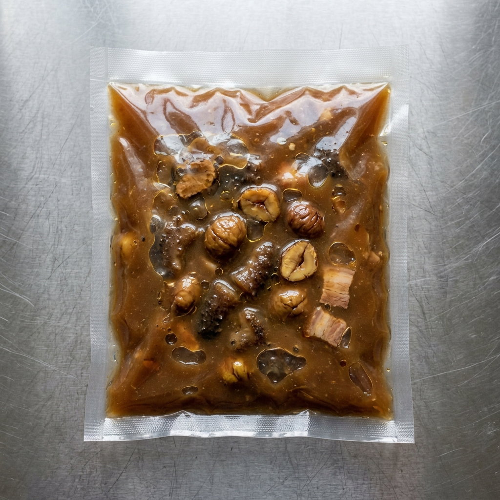 Sea Cucumber, Chestnut & Hua Diao Pork Broth_0