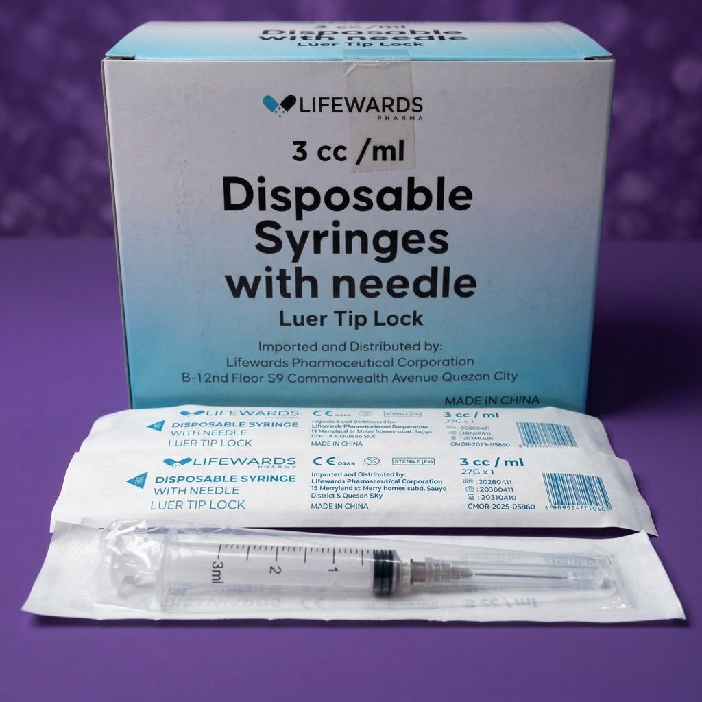 Lifewards Syringe 3cc 27g x 25mm_0