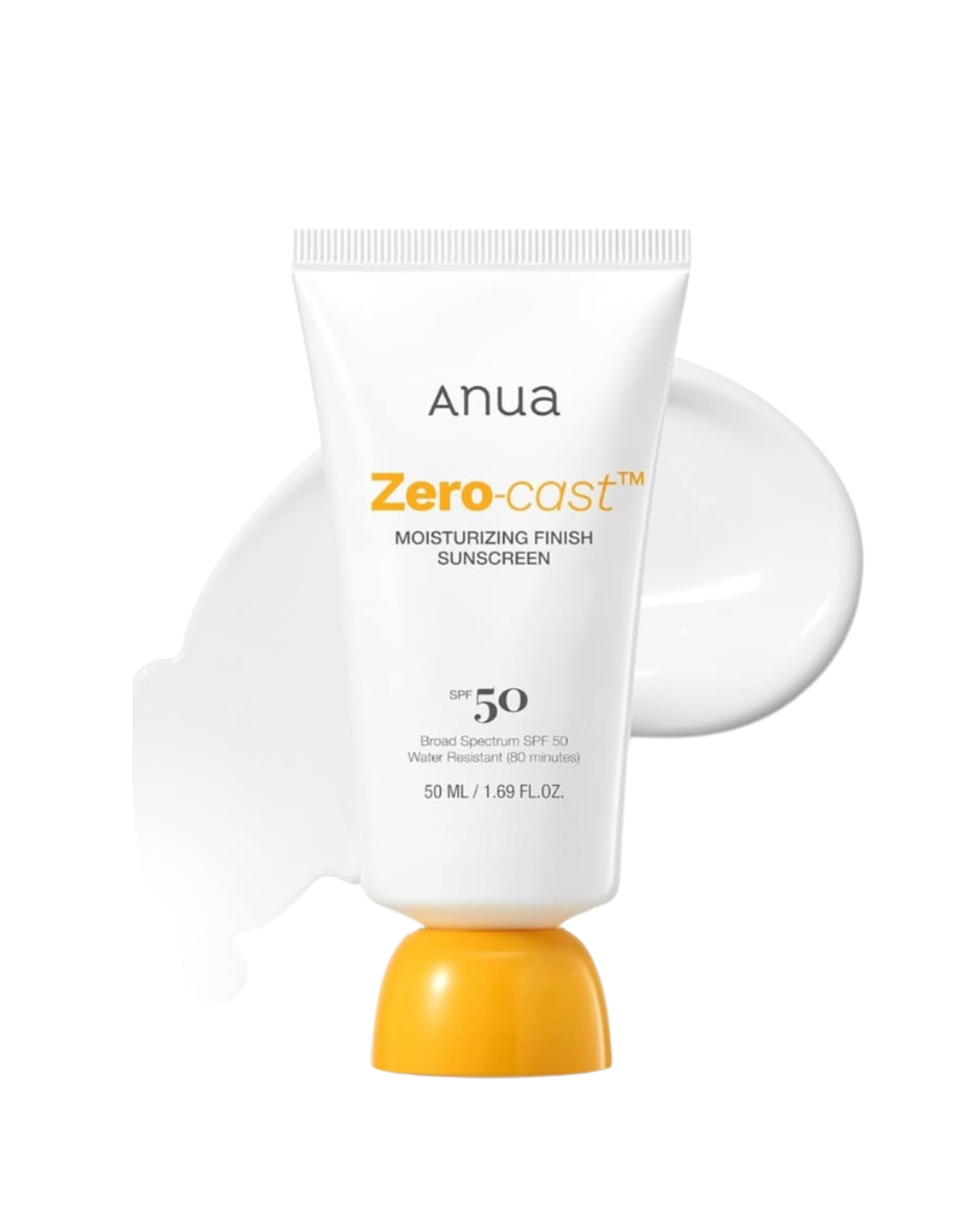 Zero Cast Moisturizing Finish Sunscreen SPF 50+ PA++++ (50 ml) — ANUA ☀️💧_0