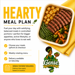 3-Day Hearty Meal Plan