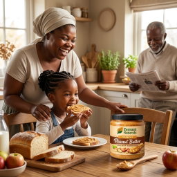 Zemani Naturals Crunchy Peanut Butter 2kg – Rich & Nutty Peanut Spread | No Added Sugar