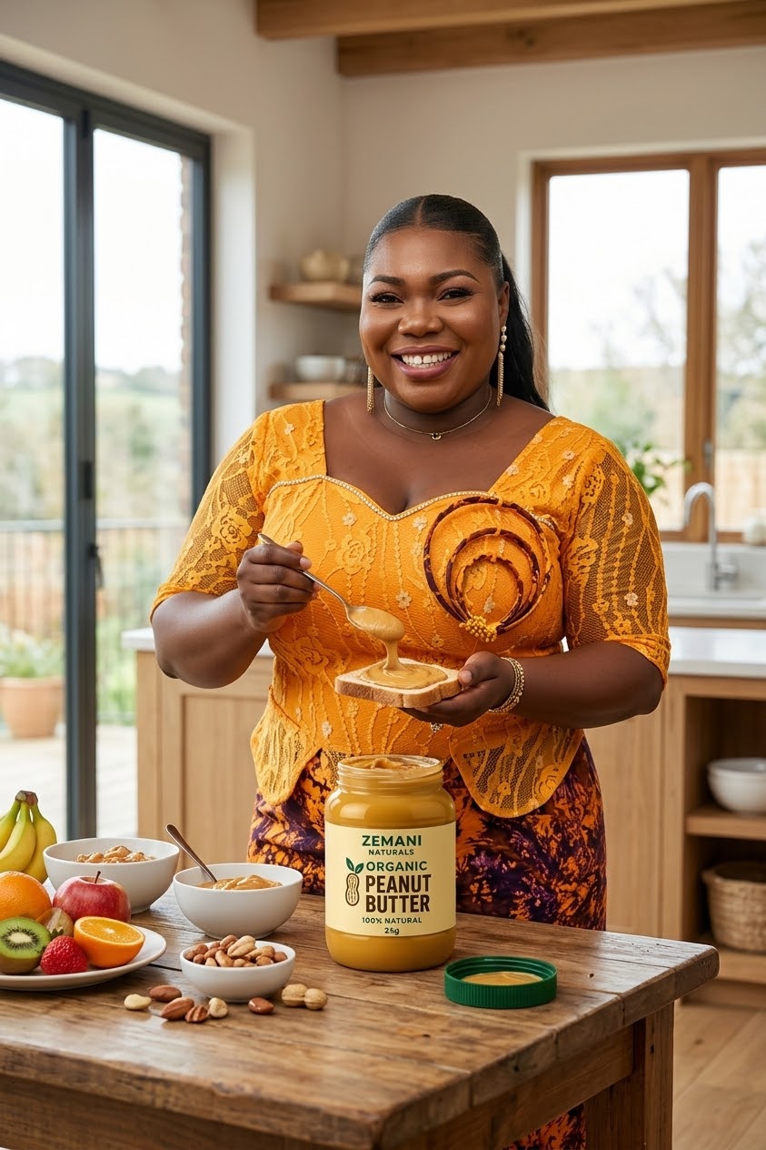 Zemani Naturals Organic Peanut Butter (2 kg) – 100% Natural, Pure Plant Fuel_1