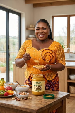 Zemani Naturals Organic Peanut Butter (2 kg) – 100% Natural, Pure Plant Fuel