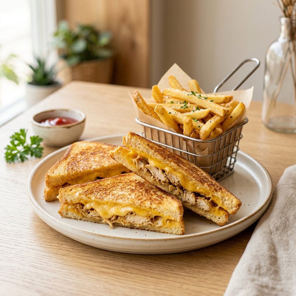 Cheesy Chicken Toastie
