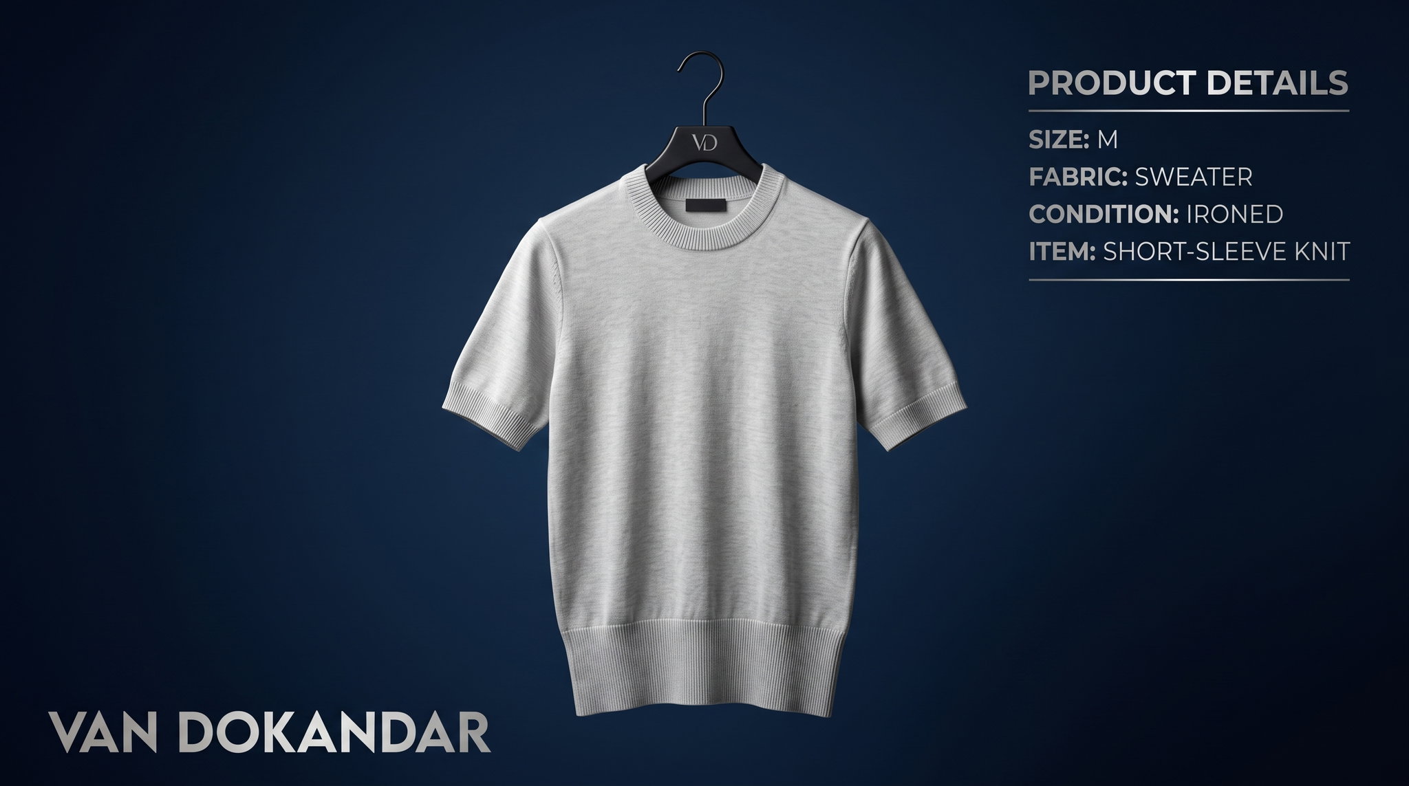 Short Sleeve Knit Top_0