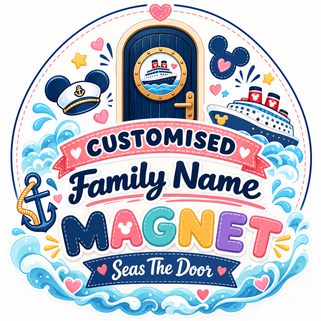 Customised Family Name Magnet (Purchase Only)