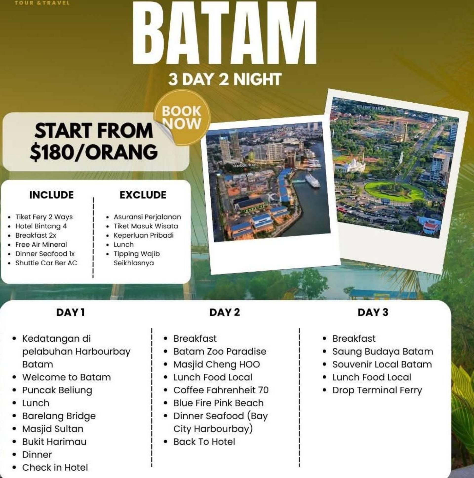 BATAM 3DAY 2 NIGHT